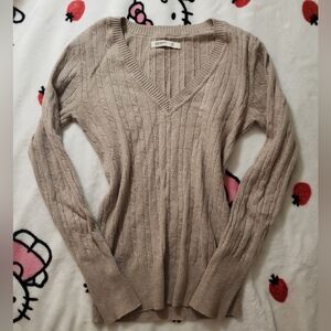 Old Navy Cable Knit V-Neck Sweater